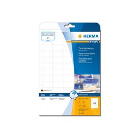 HERMA Deep-freeze labels A4, 38,1 x 21,2 mm, white,