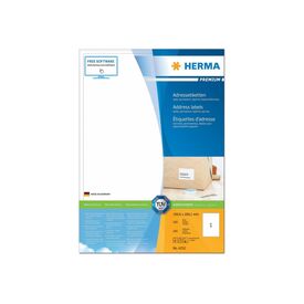 HERMA PREMIUM address labels A4, 199,6 x 289,1 mm, white,