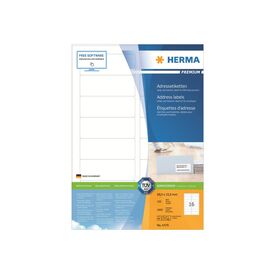 HERMA PREMIUM address labels A4, 88,9 x 33,8 mm, white 4479