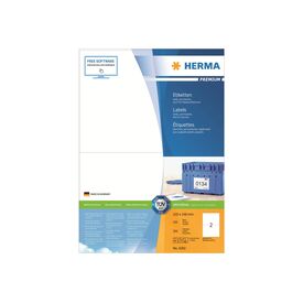 HERMA PREMIUM labels A4, 210 x 148 mm, white,