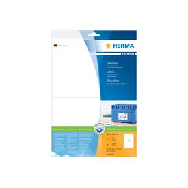 HERMA PREMIUM labels A4, 210 x 148 mm, white,  8636