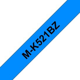 Brother M-K521BZ / Black on blue / Roll (0.9 cm x 8 m)  | MK521BZ