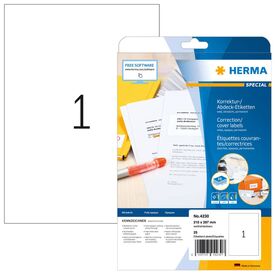 HERMA Special / White / A4 (210 x 297 mm) 25 label(s) perm | 4230