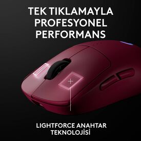 Logitech G PRO 2 / Mouse / gaming / right and left-h | 910-007310