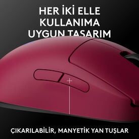Logitech G PRO 2 / Mouse / gaming / right and left-h | 910-007310