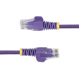 StarTech.com 2.5m Purple Slim CAT6 Ethernet Cable | N6PAT250CMPLS