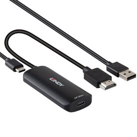 Lindy Video adapter kit HDMI, USB-C (power only) to 24 pi | 43423