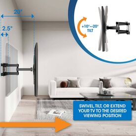 Manhattan Mounting kit (wall mount) full-motion for curv | 462150
