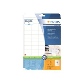 HERMA PREMIUM address labels A4, 38,1 x 21,2 mm, white 4504