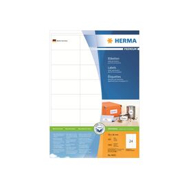 HERMA Premium Paper matte permanent selfadhesive white 4633