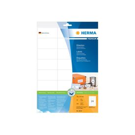 HERMA Premium Paper matte permanent selfadhesive white 70 8644