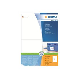 HERMA Premium Paper matte permanent selfadhesive white A5 4628