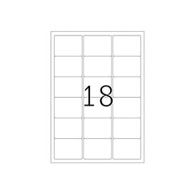 HERMA Removable labels A4, 63,5 x 46,6 mm, white