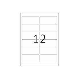 HERMA Removable labels A4, 96 x 42,3 mm, white
