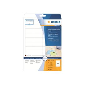 HERMA Special Matte permanent selfadhesive transparent 4680