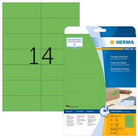 HERMA Special Paper matte permanent selfadhesive green 5061
