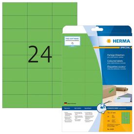 HERMA Special Paper matte permanent selfadhesive green 70 4469