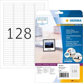 HERMA Special Paper matte permanent selfadhesive white 5071