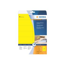 HERMA Special Paper matte permanent selfadhesive yellow 5058