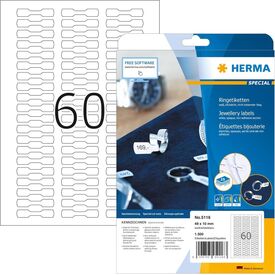 HERMA Special White 49 x 10 mm 1500 label(s) (25 sheet(s) 5116