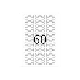HERMA Special White 49 x 10 mm 1500 label(s) (25 sheet(s) 5116