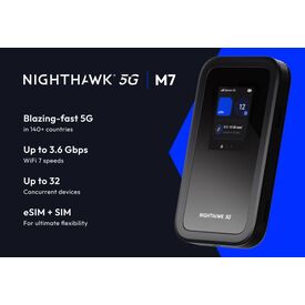 Netgear Nighthawk M7 Mobiler Hotspot 5G 3.6 Gbps MH7150100EUS