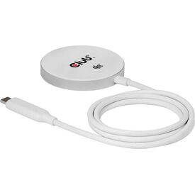 CLUB3D CAC-3026 Qi2 25W Wireless Charger White Qi 2.2 MagSafe