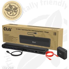 Club 3D 12-in-1 Triple-Display-Dockingstation