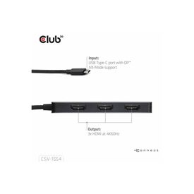 Club 3D CSV1554 Docking station USBC Thunderbolt 4 3 CSV1554
