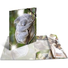 HERMA 1Elasticated folder glossy animals A4 PP koala 19323