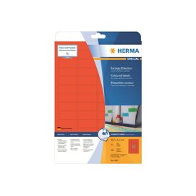 HERMA Coloured labels A4, 45,7 x 21,2 mm, red,