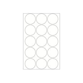 HERMA Extra strength adhesive transparent 32 mm round 240 2277