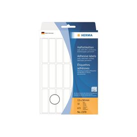 HERMA Multi-purpose labels, 13 x 50 mm, white,