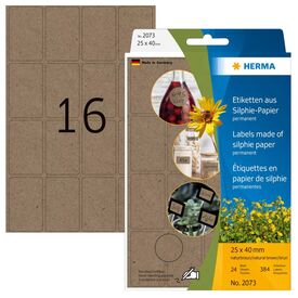 HERMA Multi-purpose labels, 25 x 40 mm, silphie-paper,