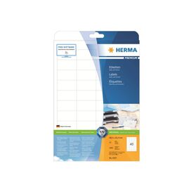 HERMA PREMIUM labels A4, 48,5 x 25,4 mm, white,