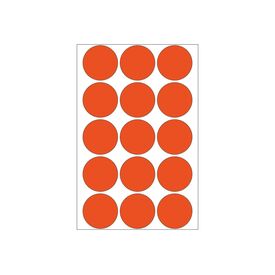 HERMA Paper permanent selfadhesive red 32 mm round 480 2272