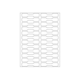 HERMA Paper selfadhesive white 10 x 49 mm  2510