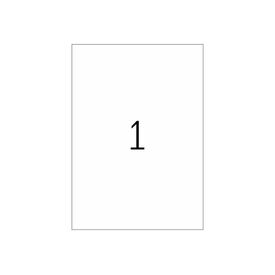 HERMA Transparent film labels, matt A4, 210 x 297 mm,