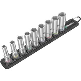 Wera 05004545001 Socket set 38 Metric 9 head(s) 05004545001