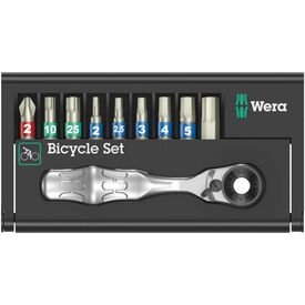 Wera Bicycle Set 9 Screwdriver handle with bit set 05004177001