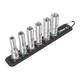 Wera Zyklop Belt C Deep 1 Socket set 6 pieces in 05004565001