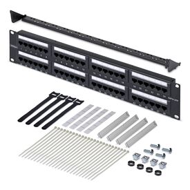 StarTech.com 48-Port 2U Rackmount Cat6 Patch Panel, RJ | CPANEL48
