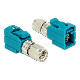 Delock Aerial adapter SMA male to FAKRA Z connector 89639