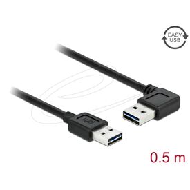 Delock Easy USB cable USB (M) leftright angled, 85176