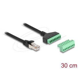 Delock Network adapter 8 pin terminal block (F) to RJ45 65975