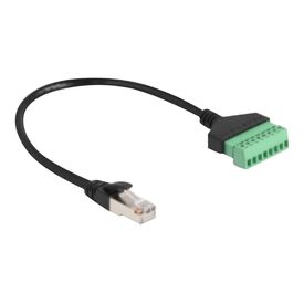 Delock Network adapter 8 pin terminal block (F) to RJ45 65975