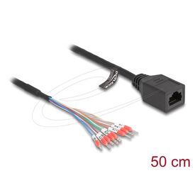 Delock Network cable ferrule (M) to RJ45 (F) 50 cm 5.5 88005