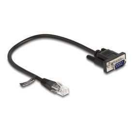 Delock Serial RS232 cable RJ45 (M) to DB9 (M) 30 cm 88008