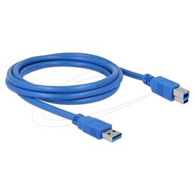 Delock USB cable USB (M) to USB Type B (M) USB 3.0 1.8 m 82434