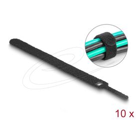 Delock Hook & loop tie 15 cm black (pack of 19010